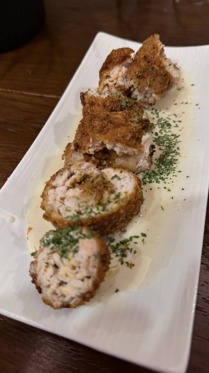 Chicken roulade with chorizo at 1988 Bistro and Bar, Dumaguete