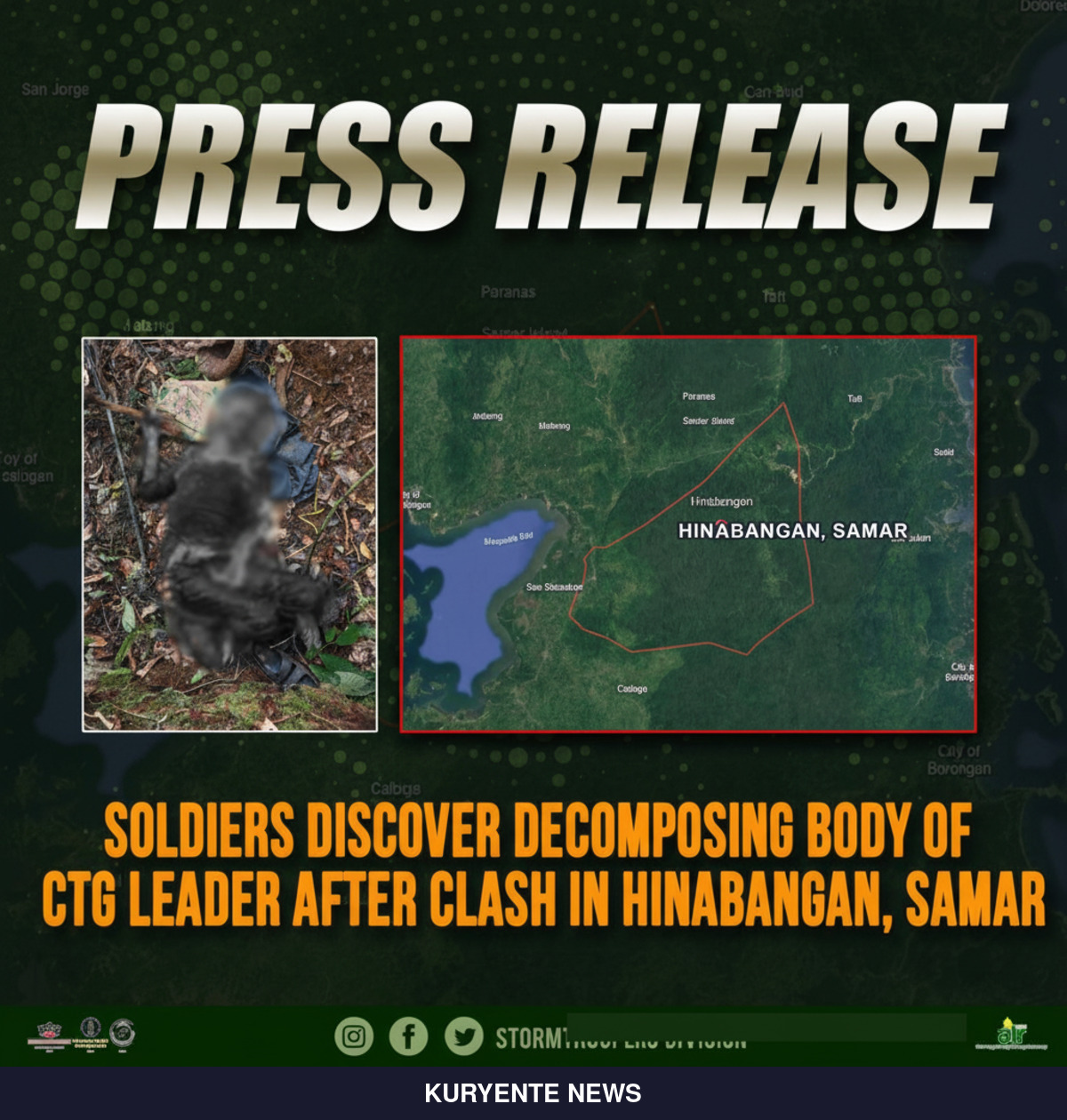 Army Finds Body of NPA Leader After Samar Clash