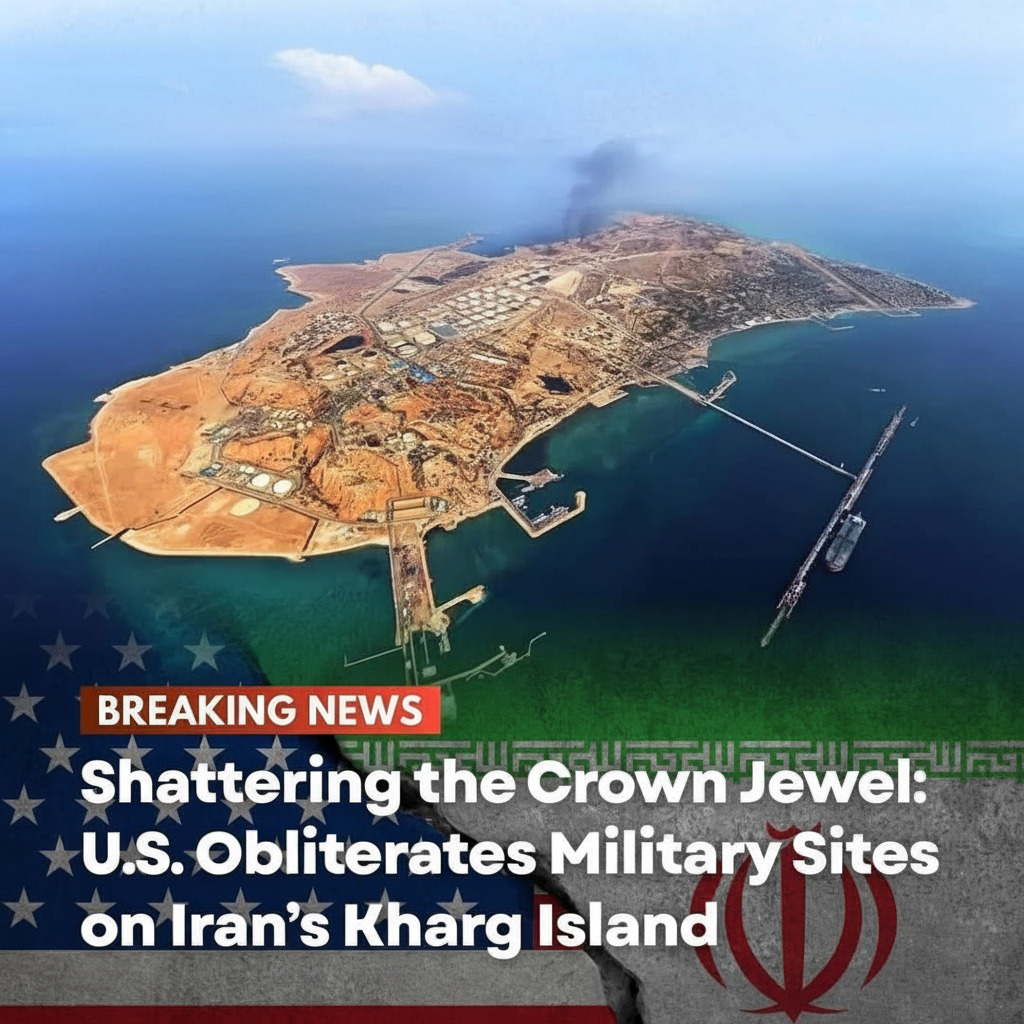 US Strikes Iran's Kharg Island, Spares Oil Infrastructure