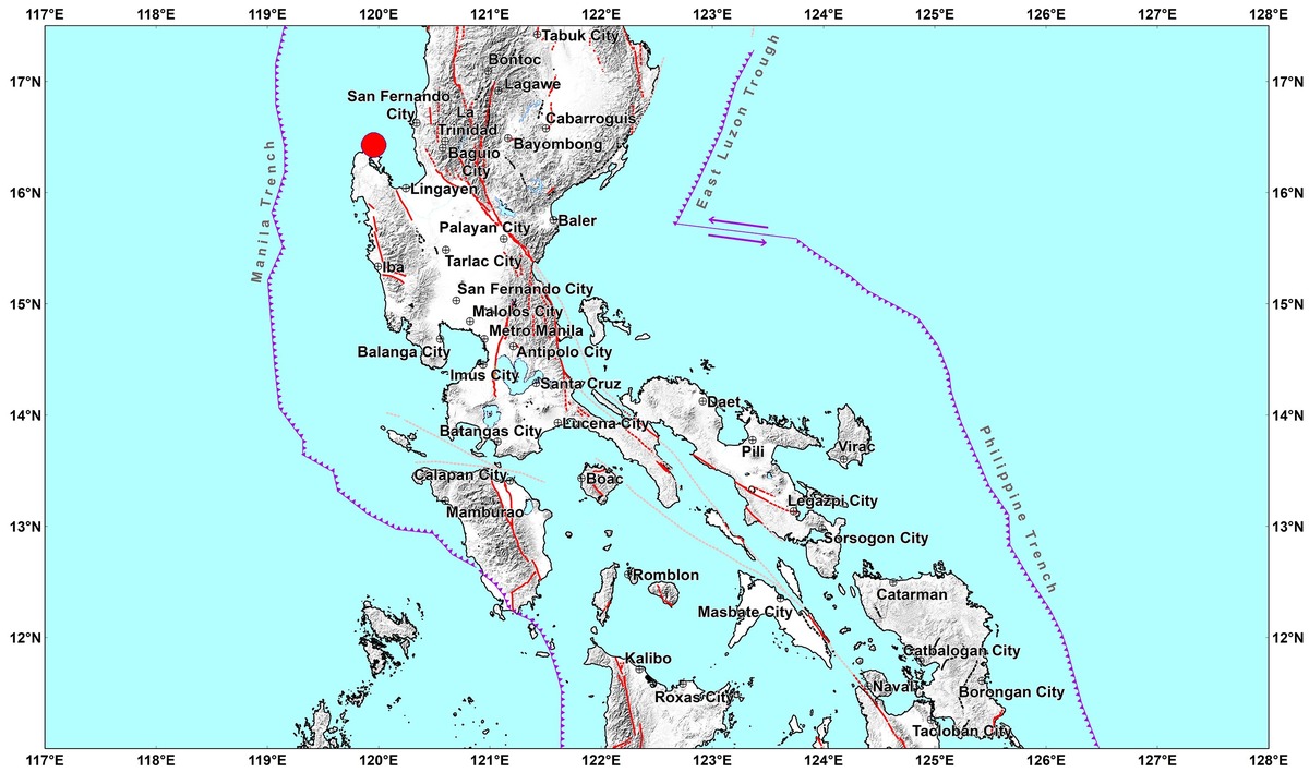 4.1 Magnitude Quake Strikes Off Pangasinan Coast This Morning