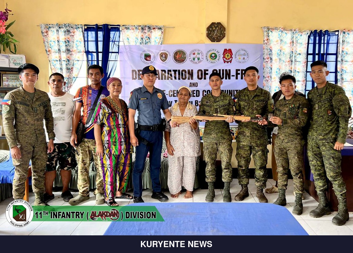 Two M1 Rifles Surrendered in Sulu Gun-Free Campaign