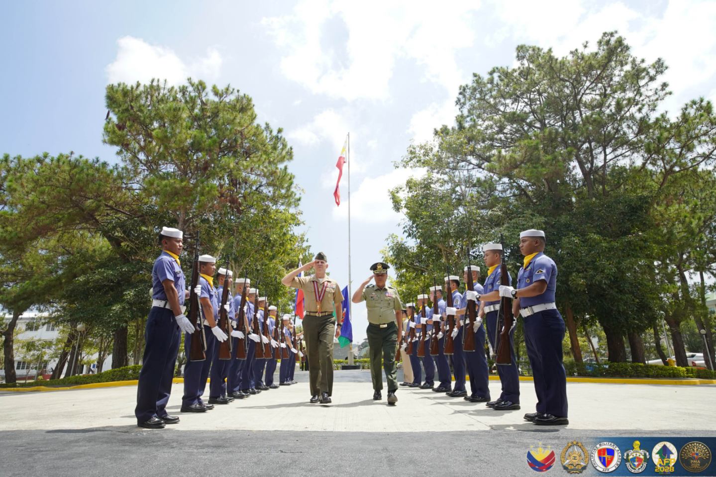 US Marine General Visits Philippine Military Academy