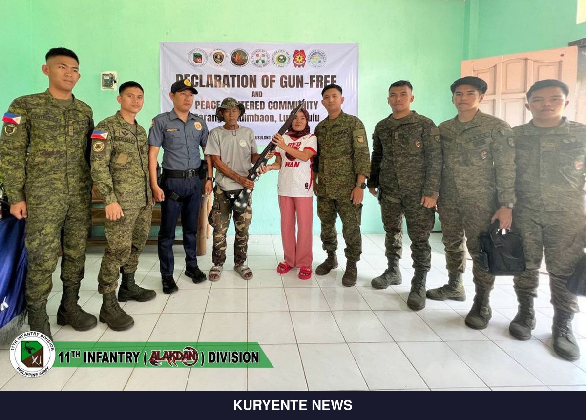 Sulu: Two M1 Garand Rifles Surrendered in Gun-Free Drive