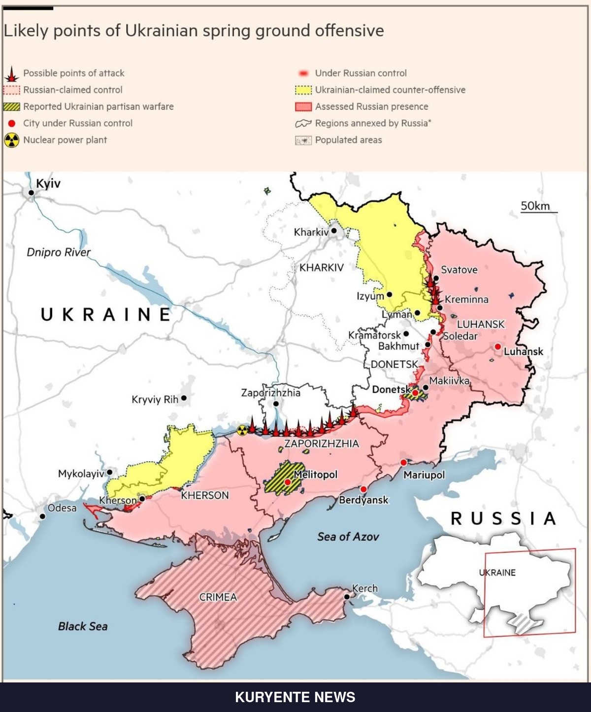Russia's Spring Offensive Stalls as Ukraine Repels Attacks