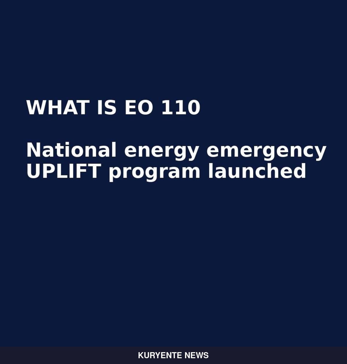 Energy Emergency Declared as Middle East Crisis Hits PH