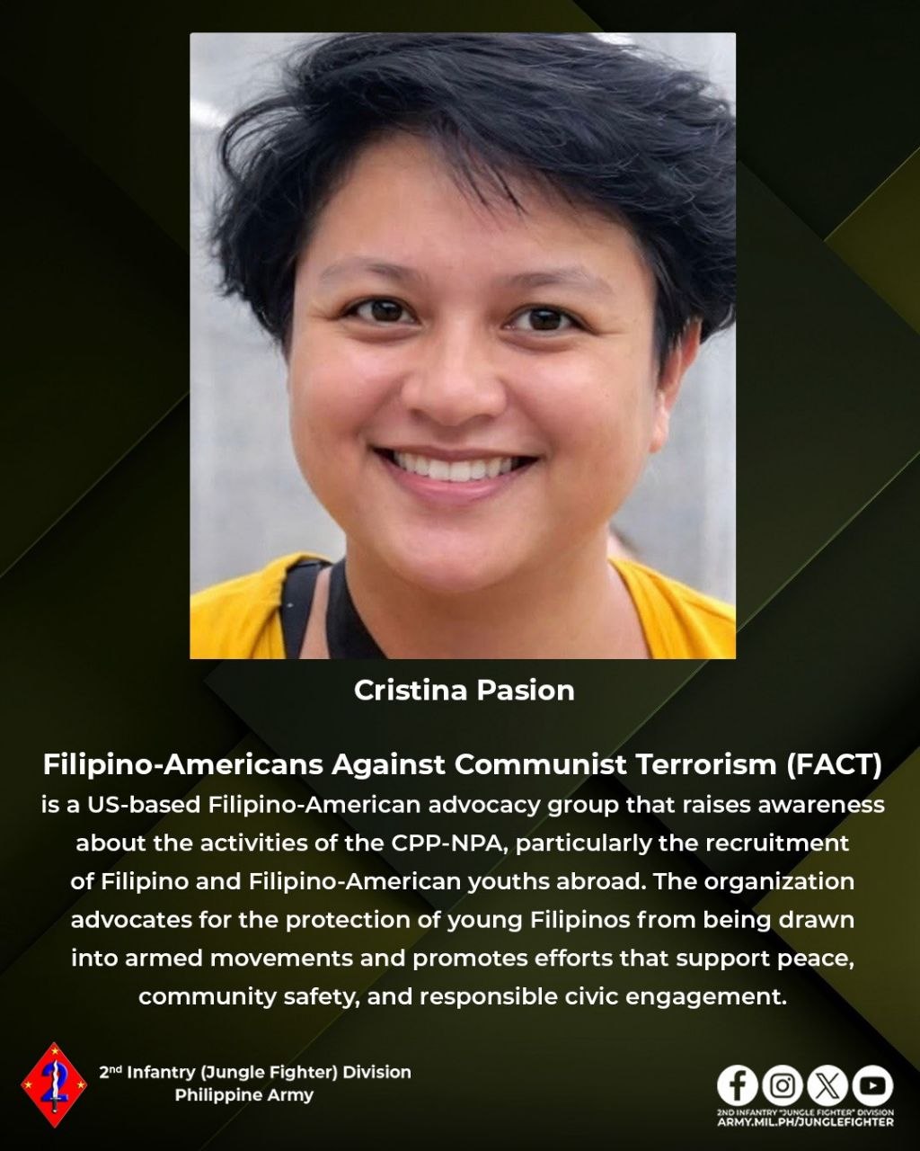 Army Confirms CPP-NPA Recruitment of Filipino-Americans