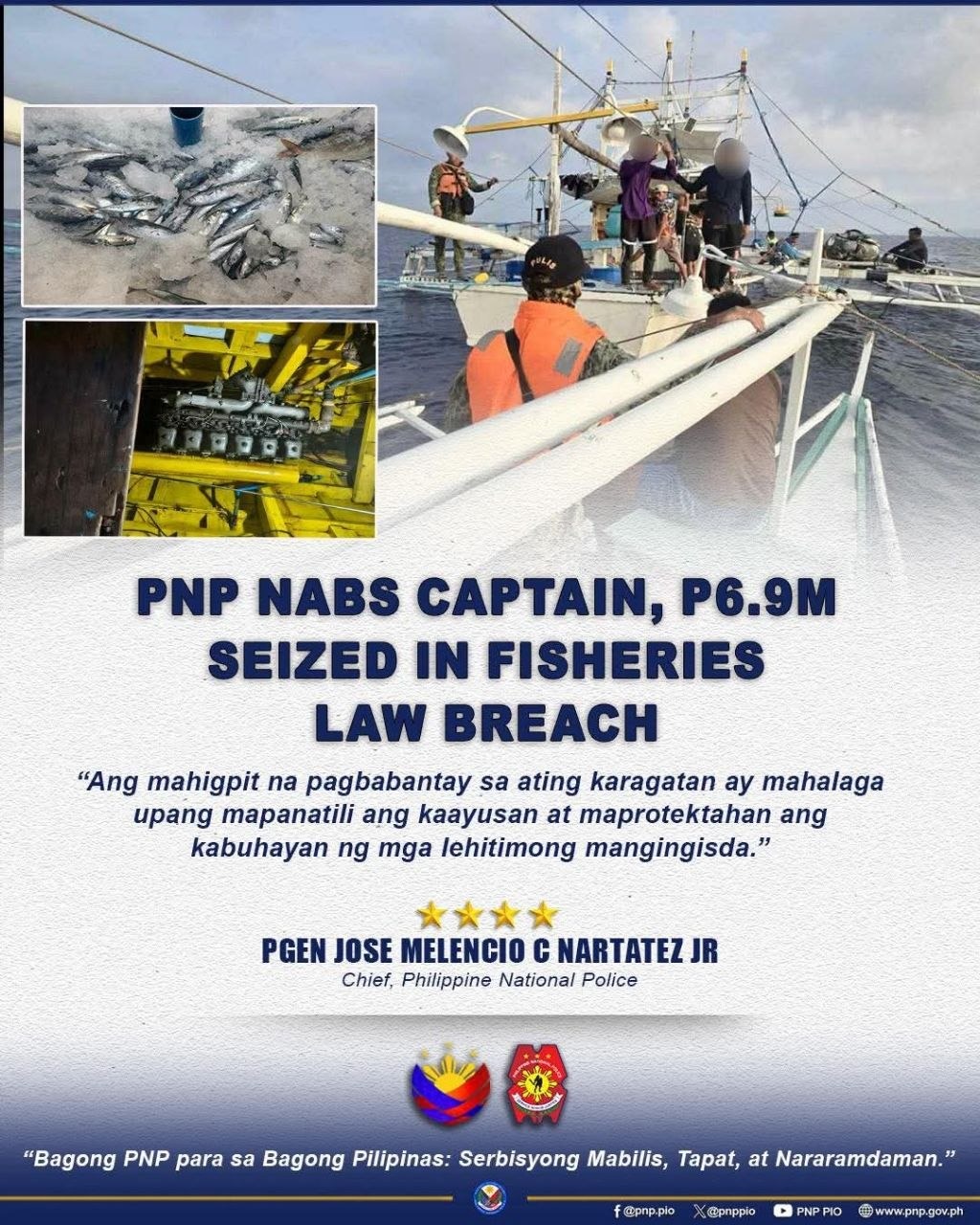 PNP Arrests Captain, Seizes ₱6.9M in Mindoro Operation