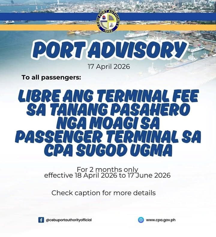 CPA Suspends Terminal Fees at 11 Passenger Ports