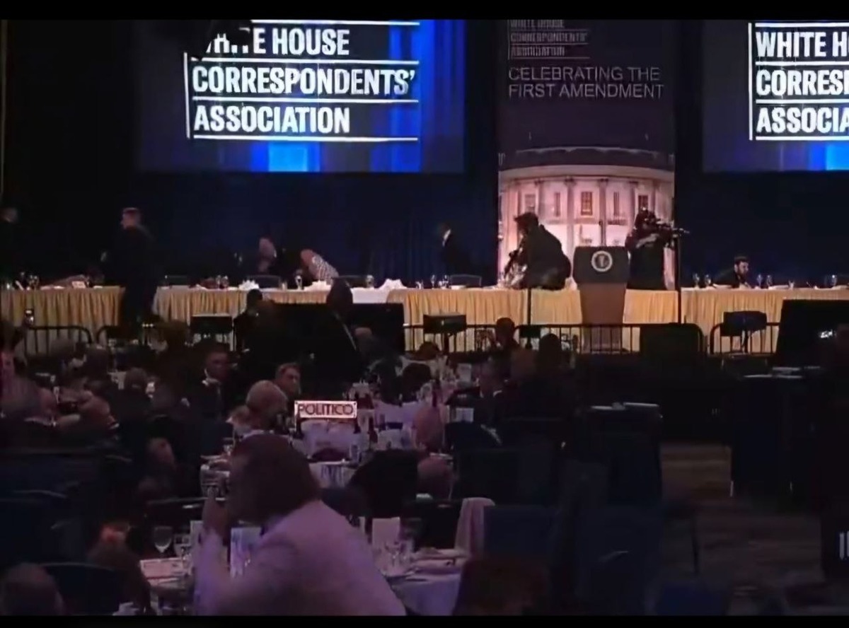 Trump Rushed from White House Dinner After Gunshots