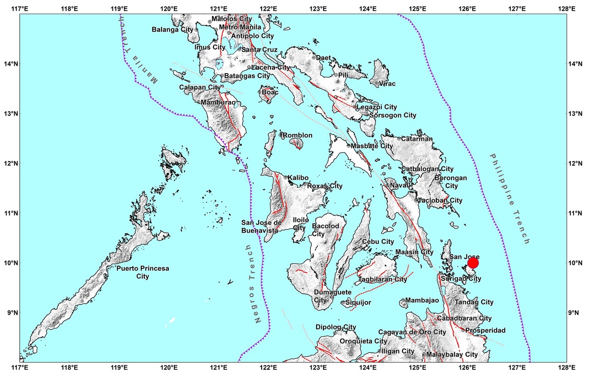 Magnitude 4.6 Earthquake Felt in Southern Leyte
