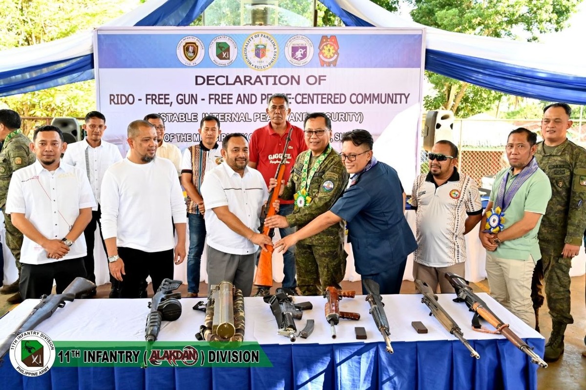 Sulu: Panglima Estino Declared Rido-Free, Gun-Free