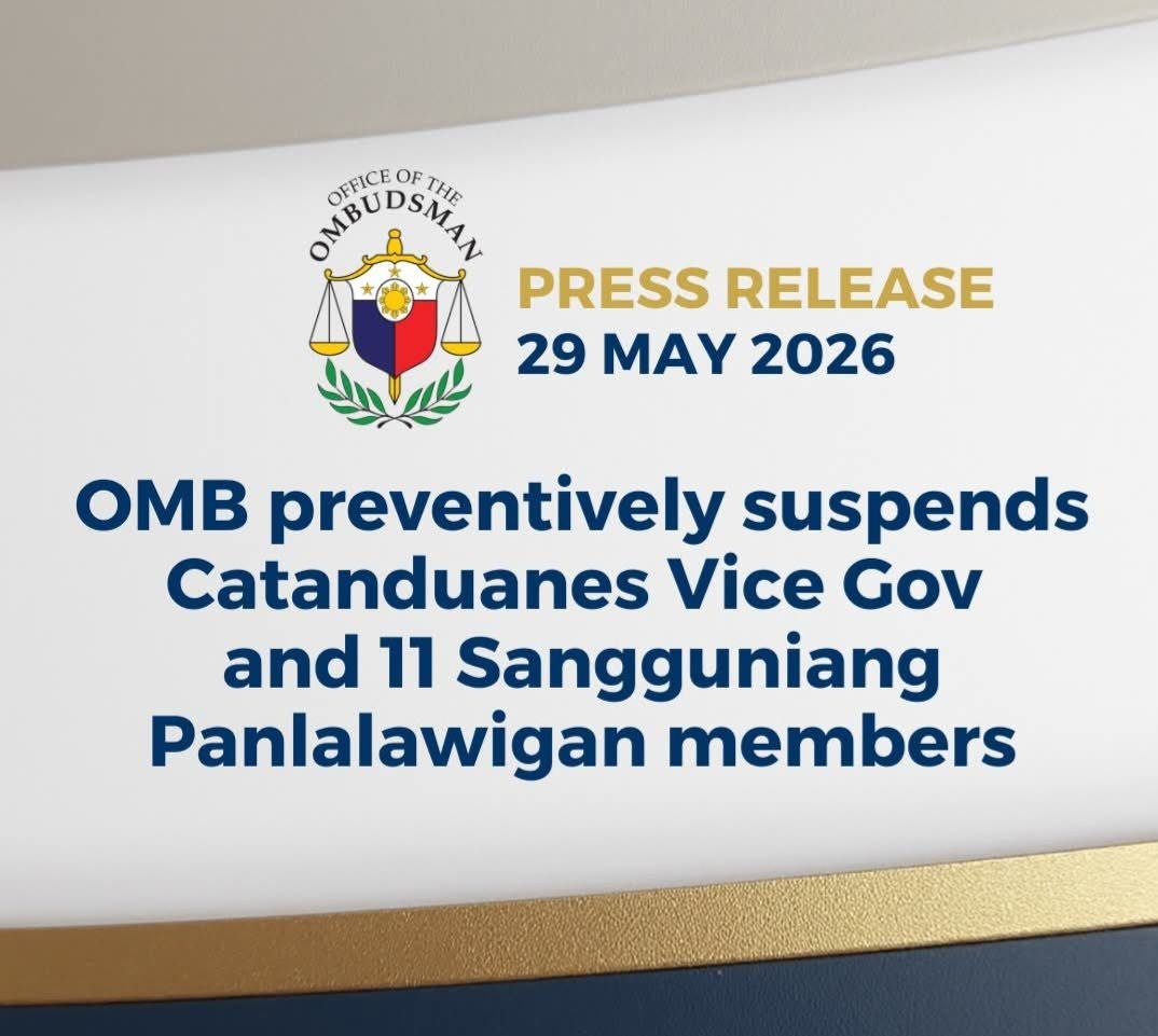 Ombudsman Suspends Catanduanes VP, 11 SP Members
