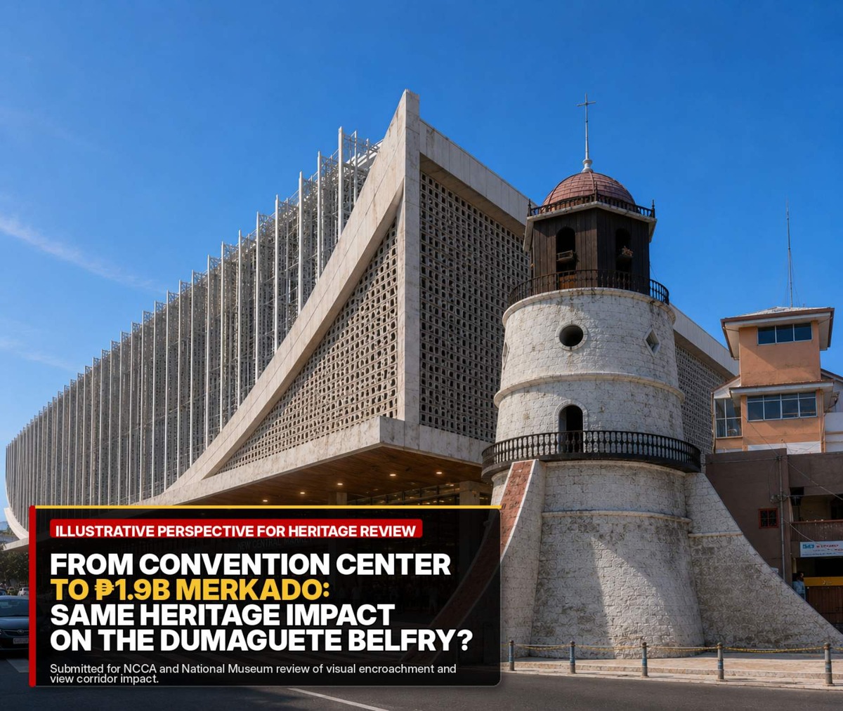 From Convention Center to ₱1.9B Merkado: Same Heritage Impact on the Dumaguete Belfry?