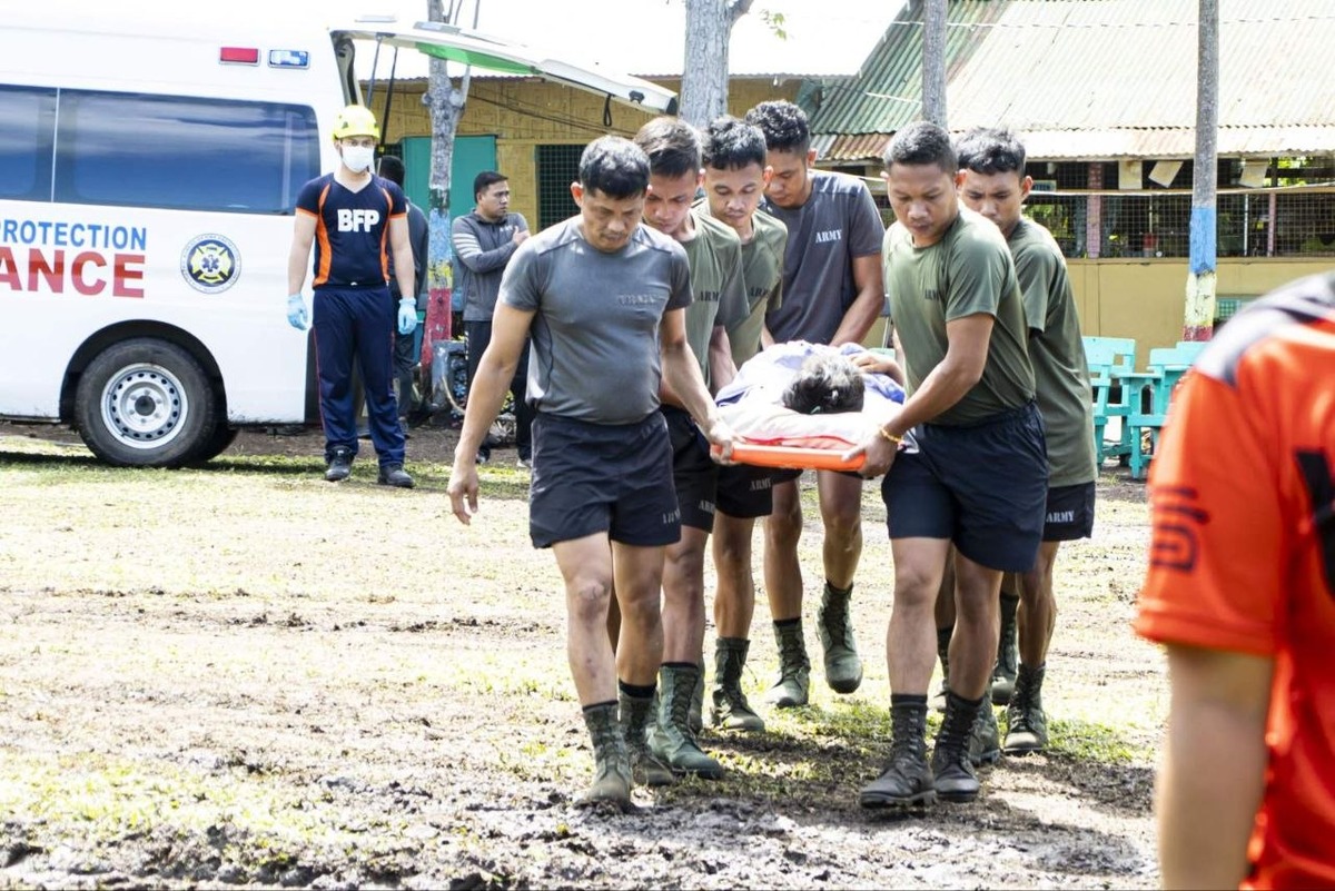AFP 10ID Leads Earthquake Response in Davao de Oro