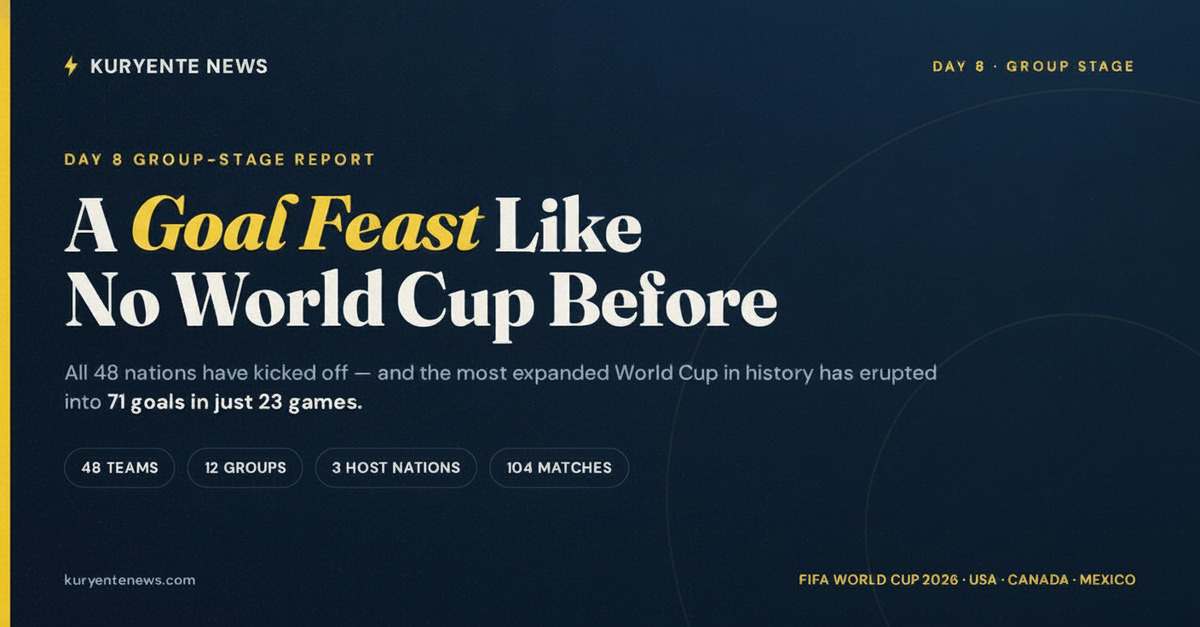 World Cup 2026: 71 Goals and Upsets Shake Group Stage