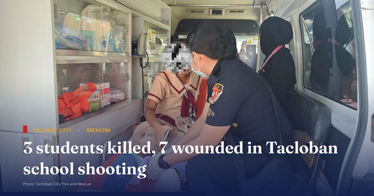 Tacloban School Shooting Kills 3, Wounds 7 Students