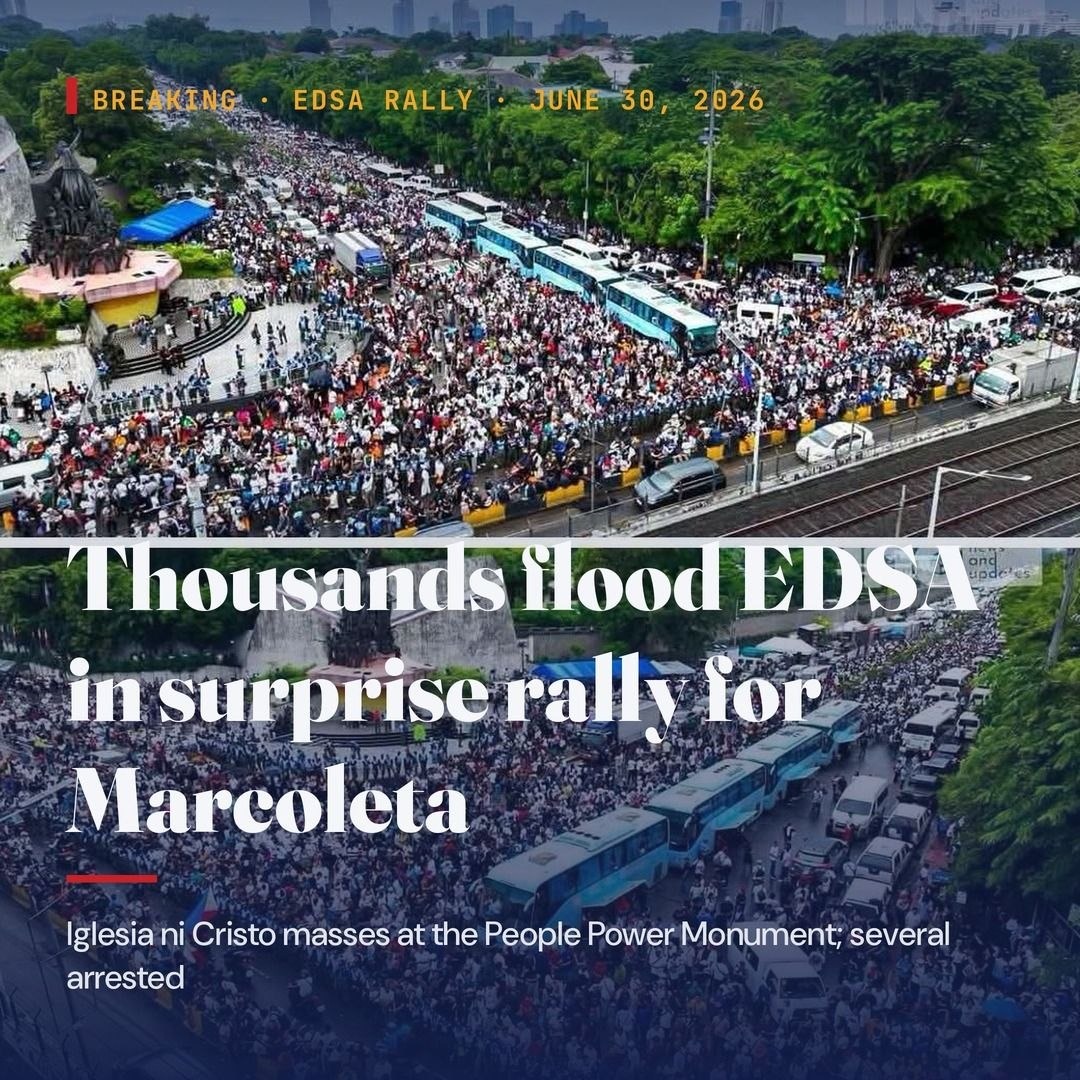 INC Members Storm EDSA in Surprise Rally for Marcoleta