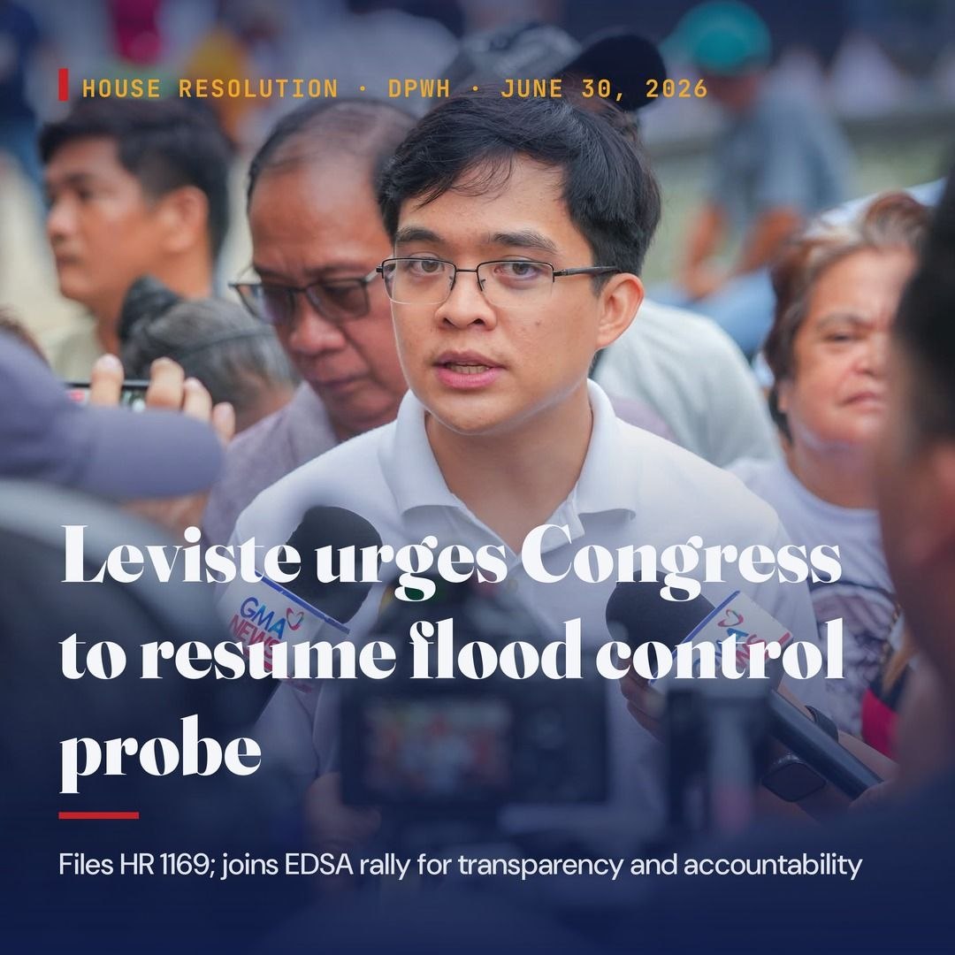 Leviste Files Resolution to Revive DPWH Flood Probe
