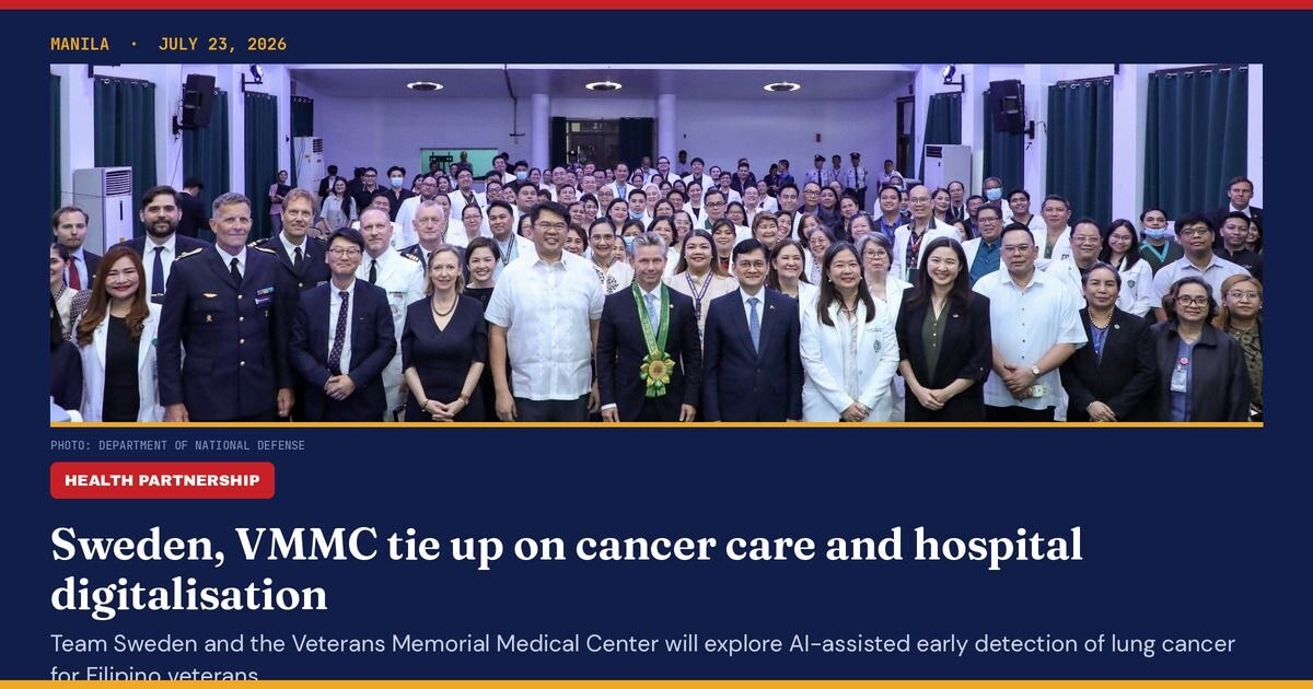 Sweden, VMMC Partner on Cancer Care and Digitalization