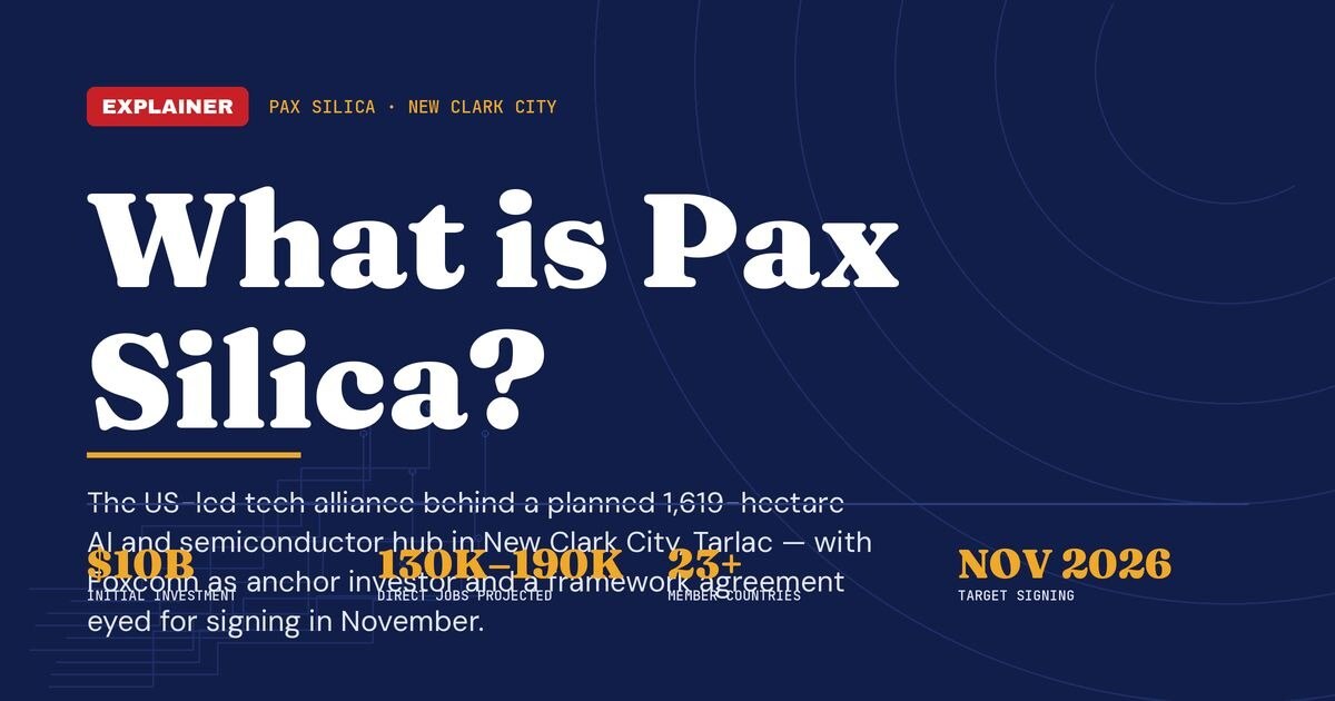 Pax Silica: PH Joins US Tech Alliance, $10-B AI Hub Planned