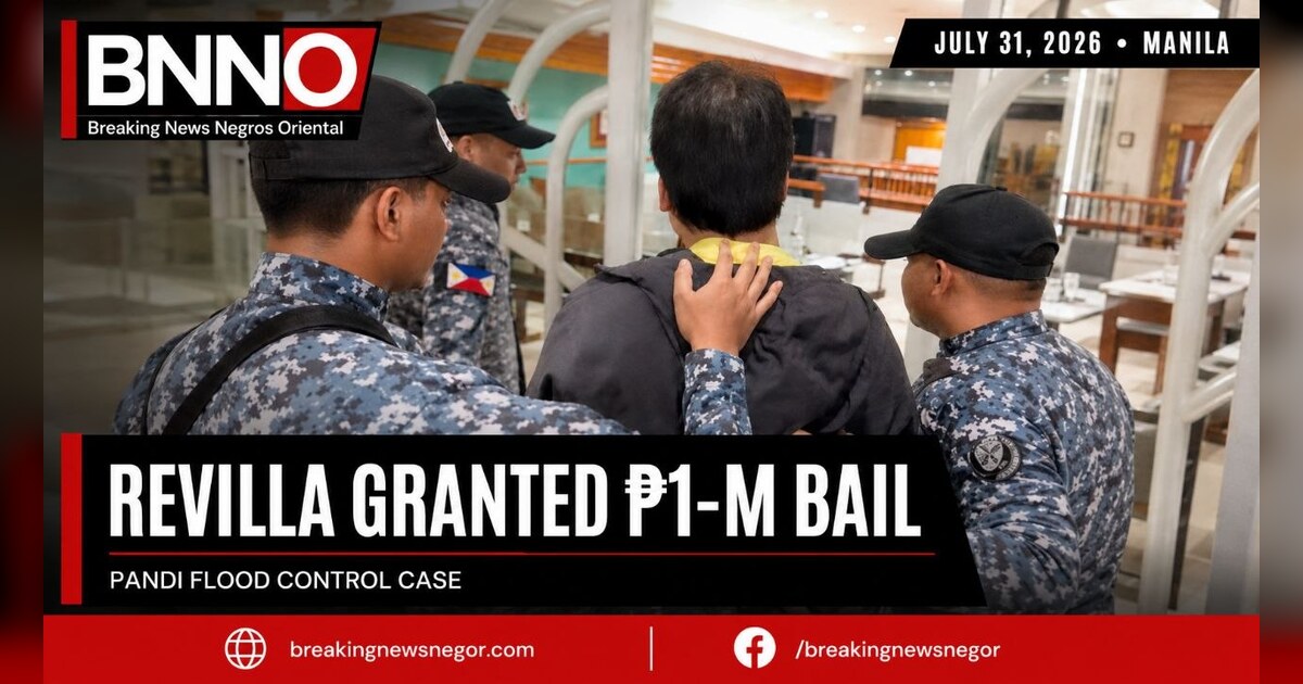 Revilla Granted ₱1-M Bail in ₱92.8-M Ghost Project Case