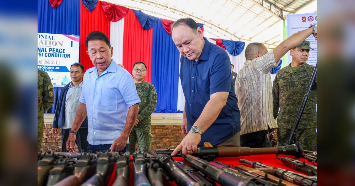 Sulu Declared Stable as Teodoro Vows Development Push