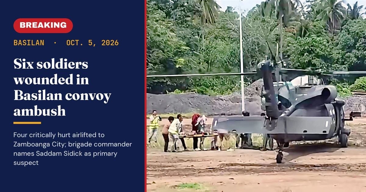 Basilan: Army Personnel Ambushed in Tipo-Tipo Town
