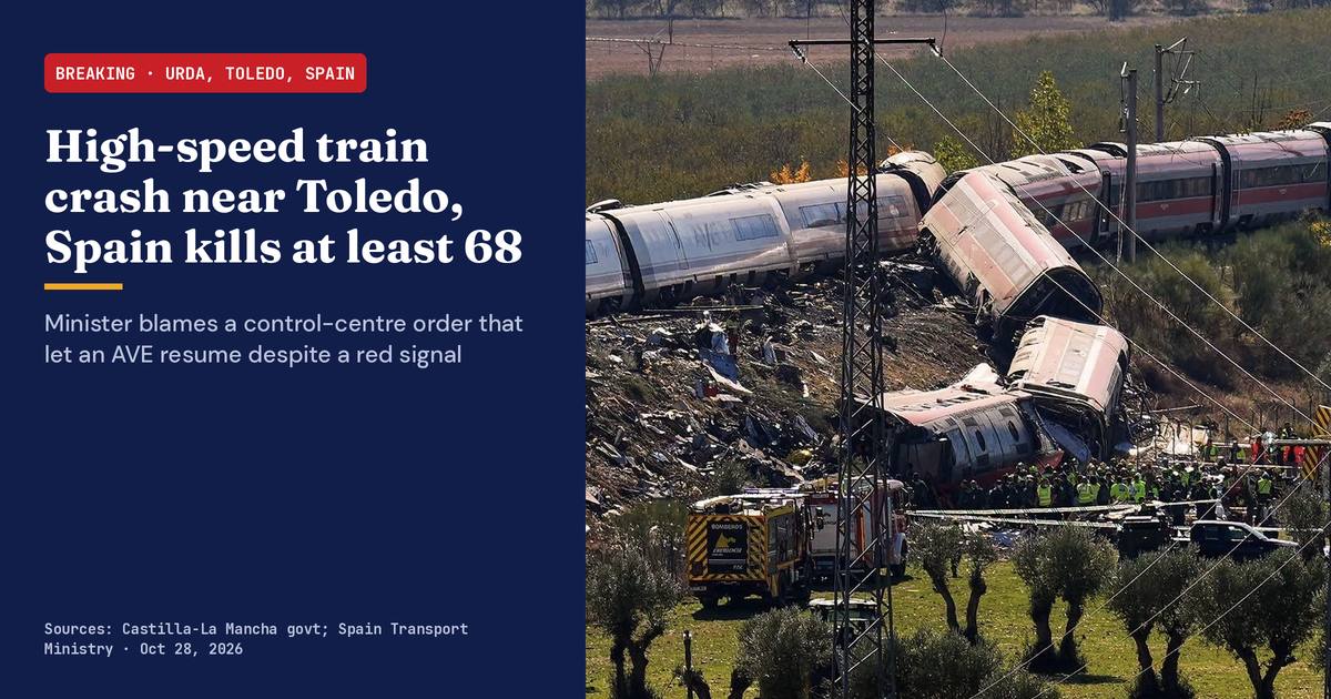 Spain Train Crash Near Toledo Kills at Least 68