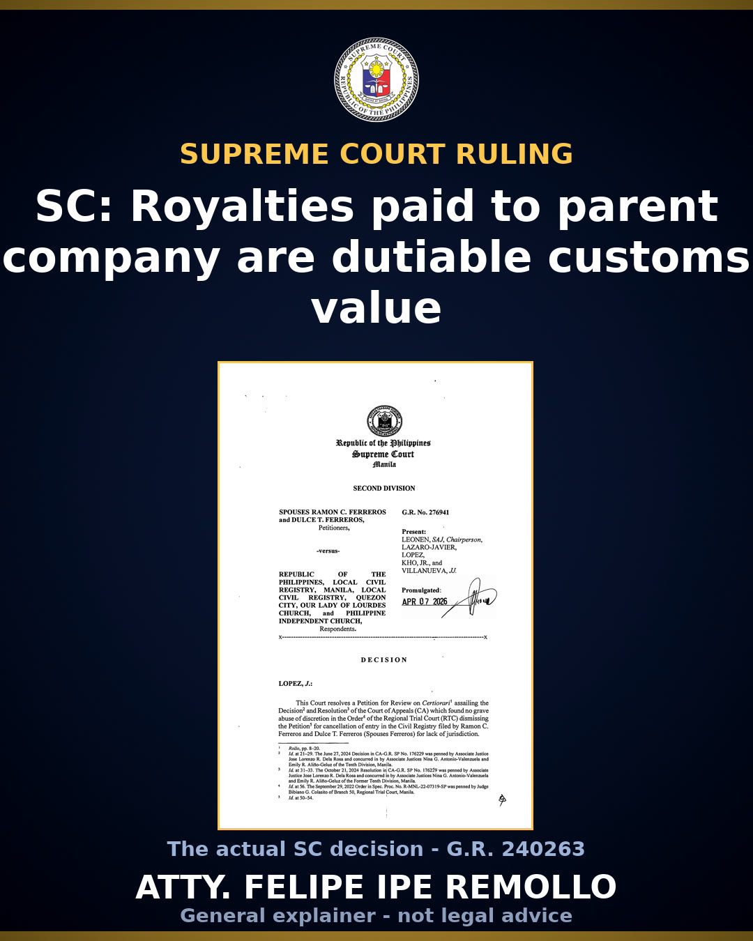 SC denies Colgate-Palmolive tax plea, upholds P39-M customs deficiency