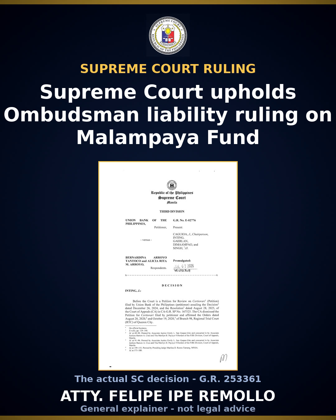SC: Ombudsman may probe officials independently of COA audit