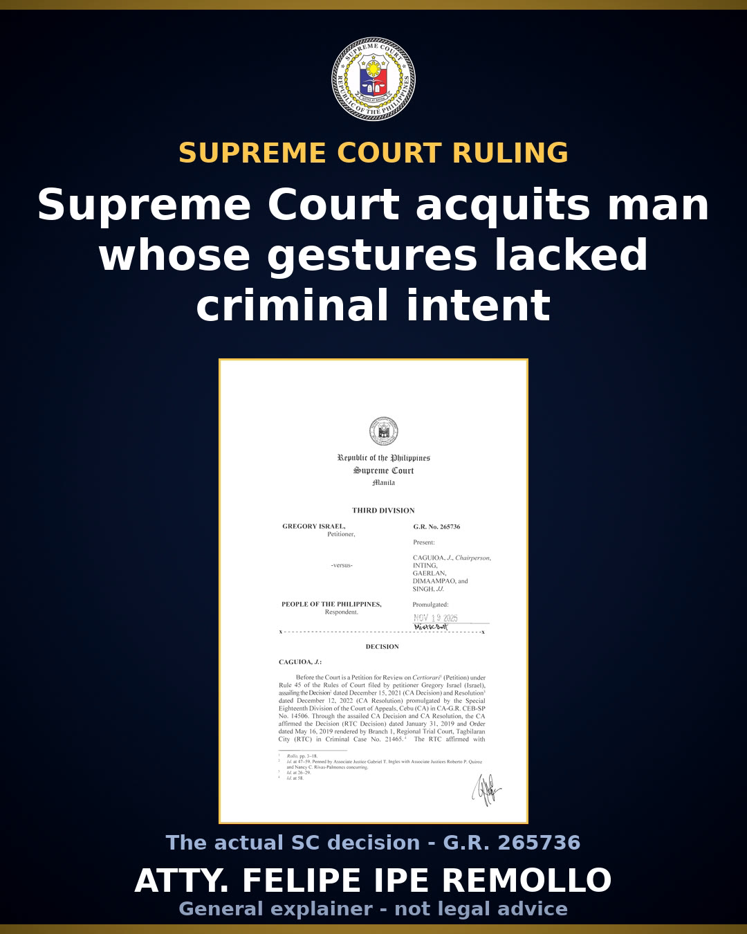 Supreme Court acquits Belgian national of grave threats over gun, beheading gestures
