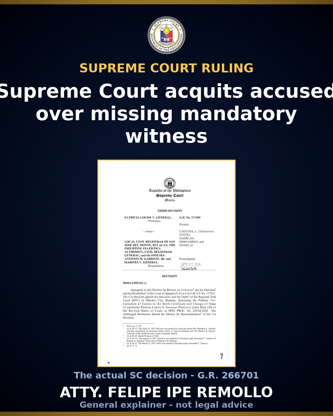 SC acquits man in Legazpi drug case over search witness rules