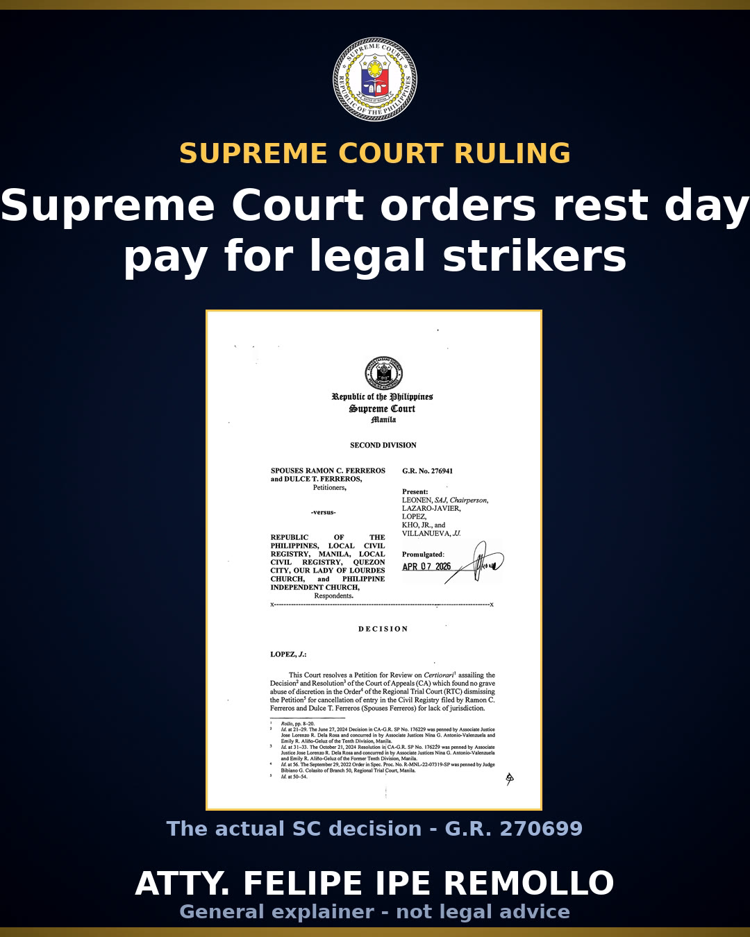 SC: PASAR workers get 2-day rest day pay during legal strike