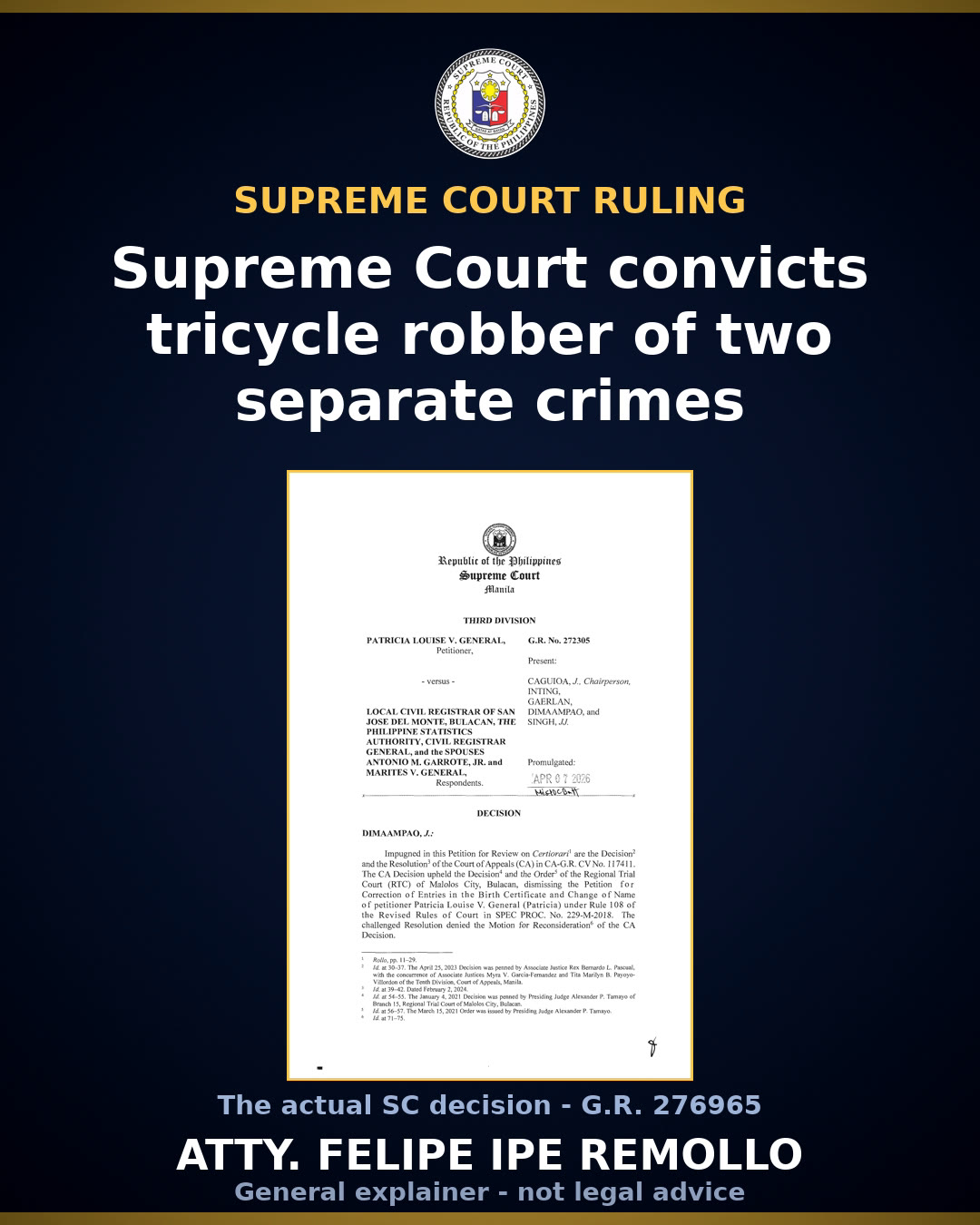 SC affirms conviction of Danny Rose for robbery and carnapping with homicide