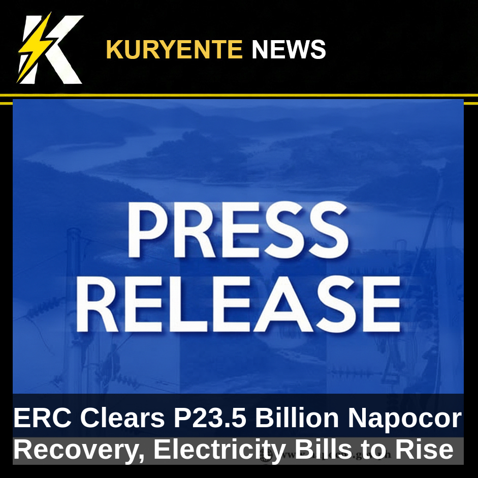 Image related to: ERC Clears P23.5 Billion Napocor Recovery, Electricity Bills to Rise