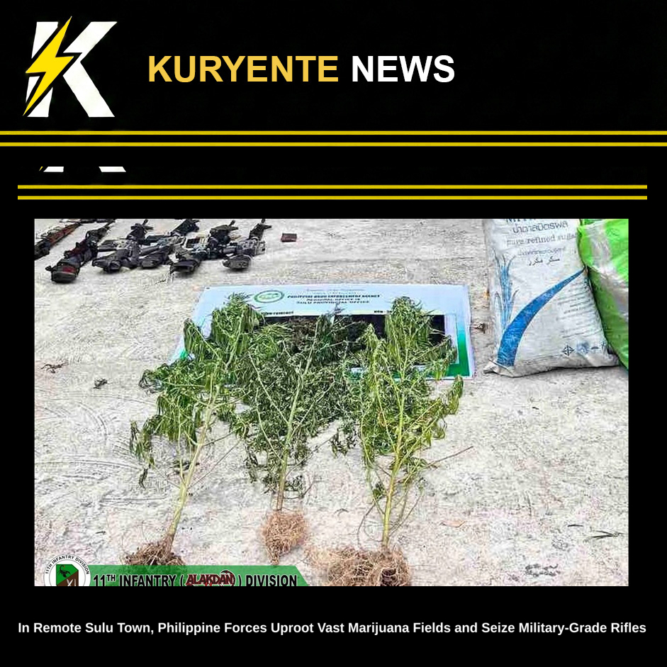 In Remote Sulu Town, Philippine Forces Uproot Vast Marijuana Fields and Seize Military-Grade Rifles