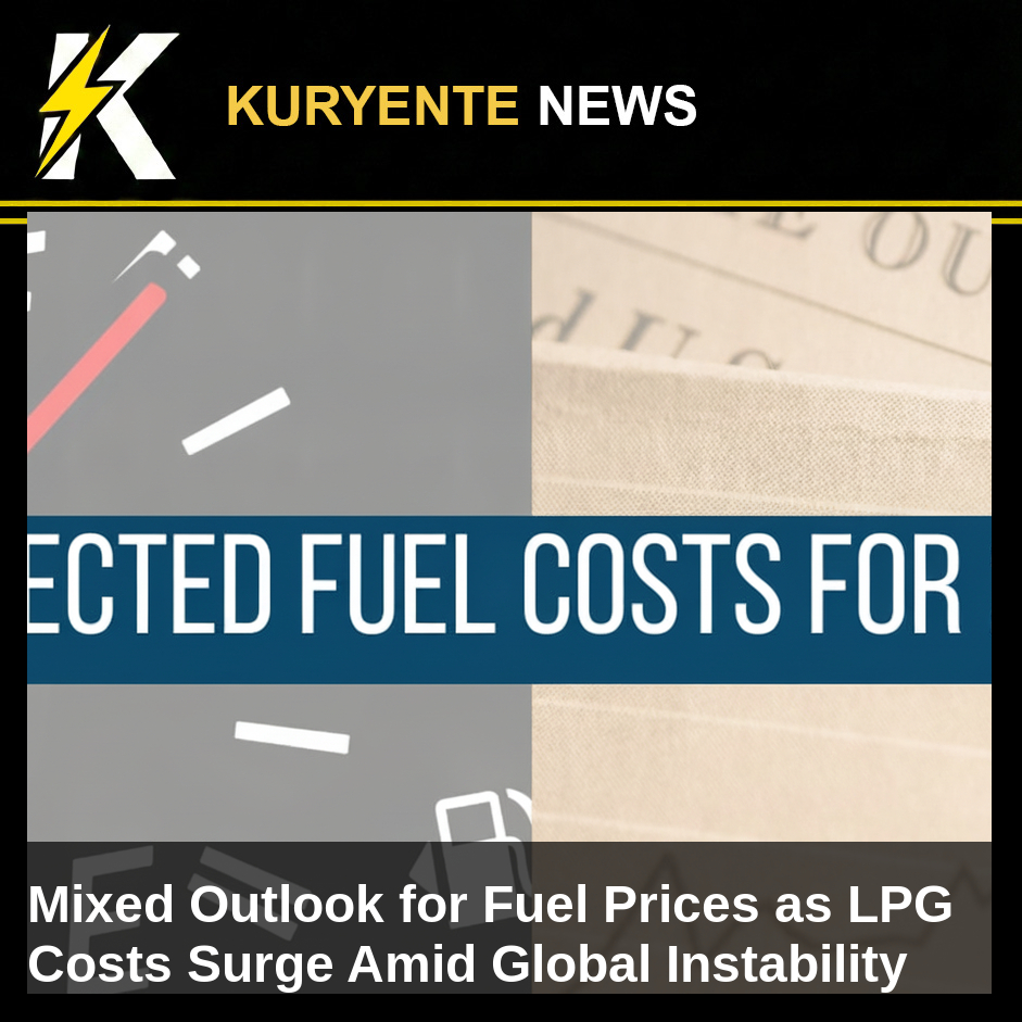 Image related to: Mixed Outlook for Fuel Prices as LPG Costs Surge Amid Global Instability