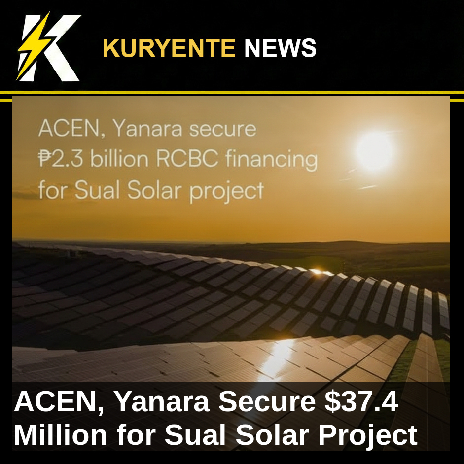 ACEN, Yanara Secure $37.4 Million for Sual Solar Project