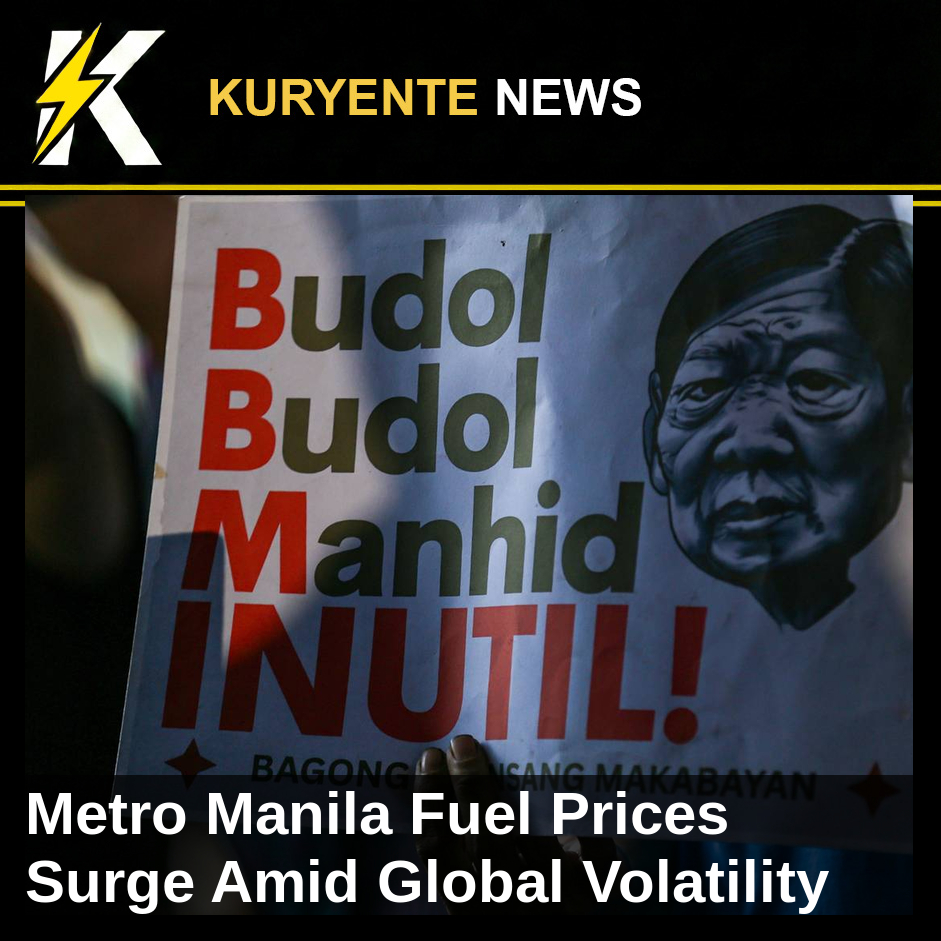 Image related to: Metro Manila Fuel Prices Surge Amid Global Volatility