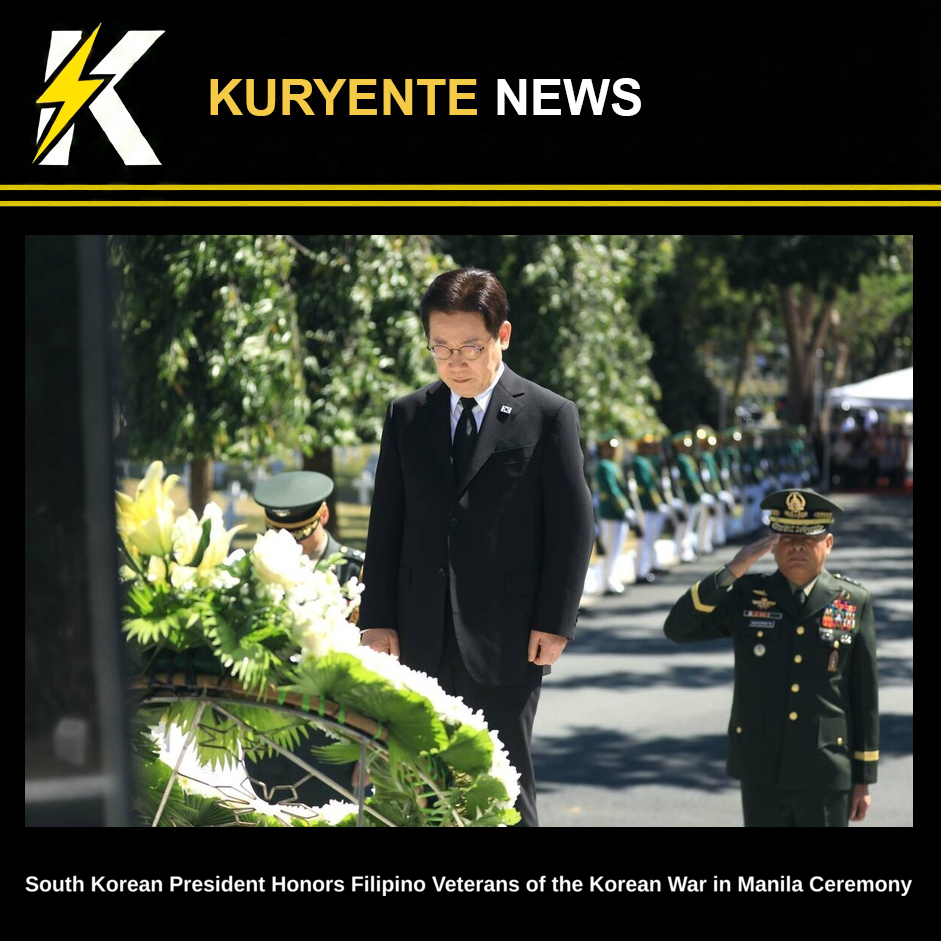 South Korean President Honors Filipino Veterans of the Korean War in Manila Ceremony